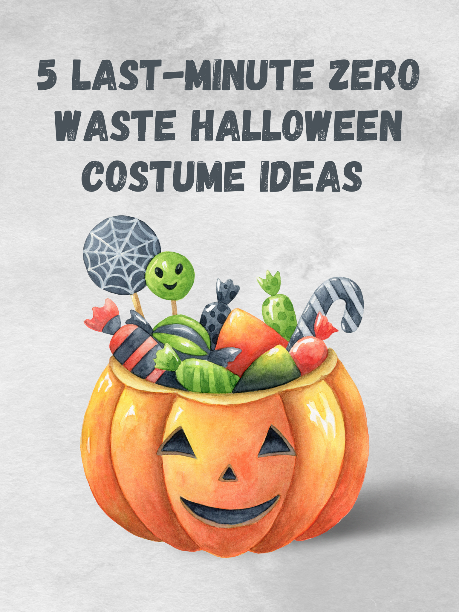 5 Last Minute Zero Waste Halloween Costumes