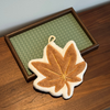 Brown Maple Leaf - Hanging Hand Towel