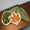 Set of 3 Tropical Leaf Hanging Hand Towel
