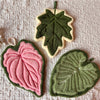Set of 3 Modern Leaf Hanging Hand Towel