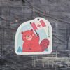 Maple Flag Beaver - Pop up Sponge