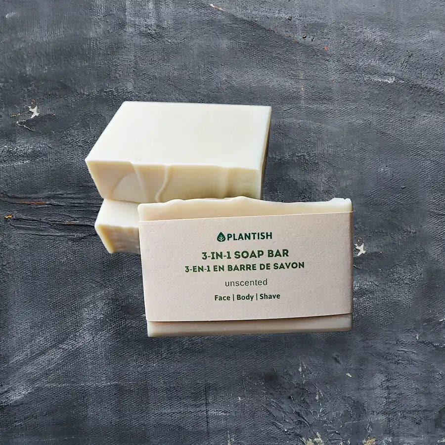 The unscented 3-in-1 Soap Bar is a versatile and gentle solution for all your cleansing needs. This multipurpose soap bar is designed for use on the face, body, and shaving, making it a convenient addition to your daily grooming routine.