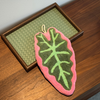 Pink Tropical Leaf - Hanging Hand Towel
