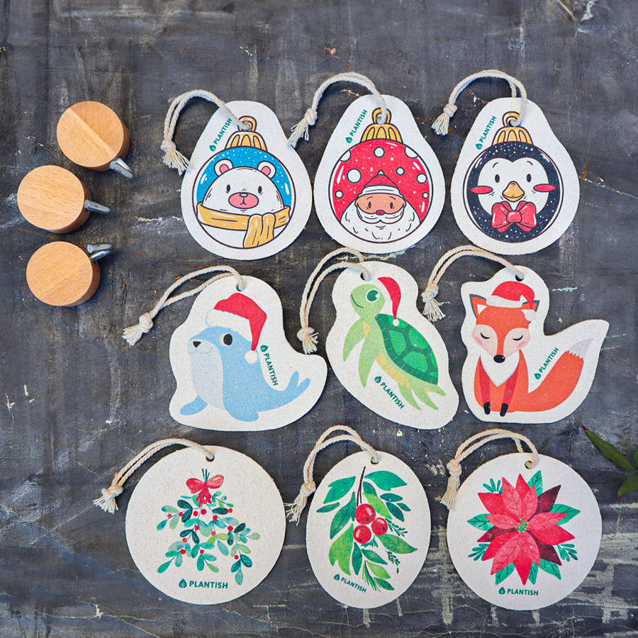 Set of 9 Holiday Ornaments Pop up Sponge (Holiday Exclusive)
