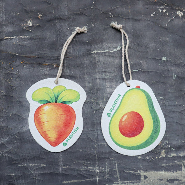 Set of 2 Fresh Harvest Pop Up Sponges