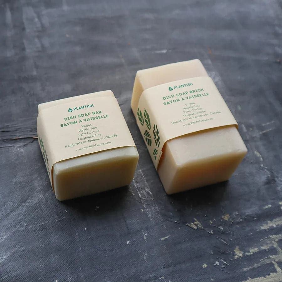 Upgrade your kitchen cleaning routine with our natural dish soap bar and solid dish soap brick, for non-toxic and sustainable cleaning products.