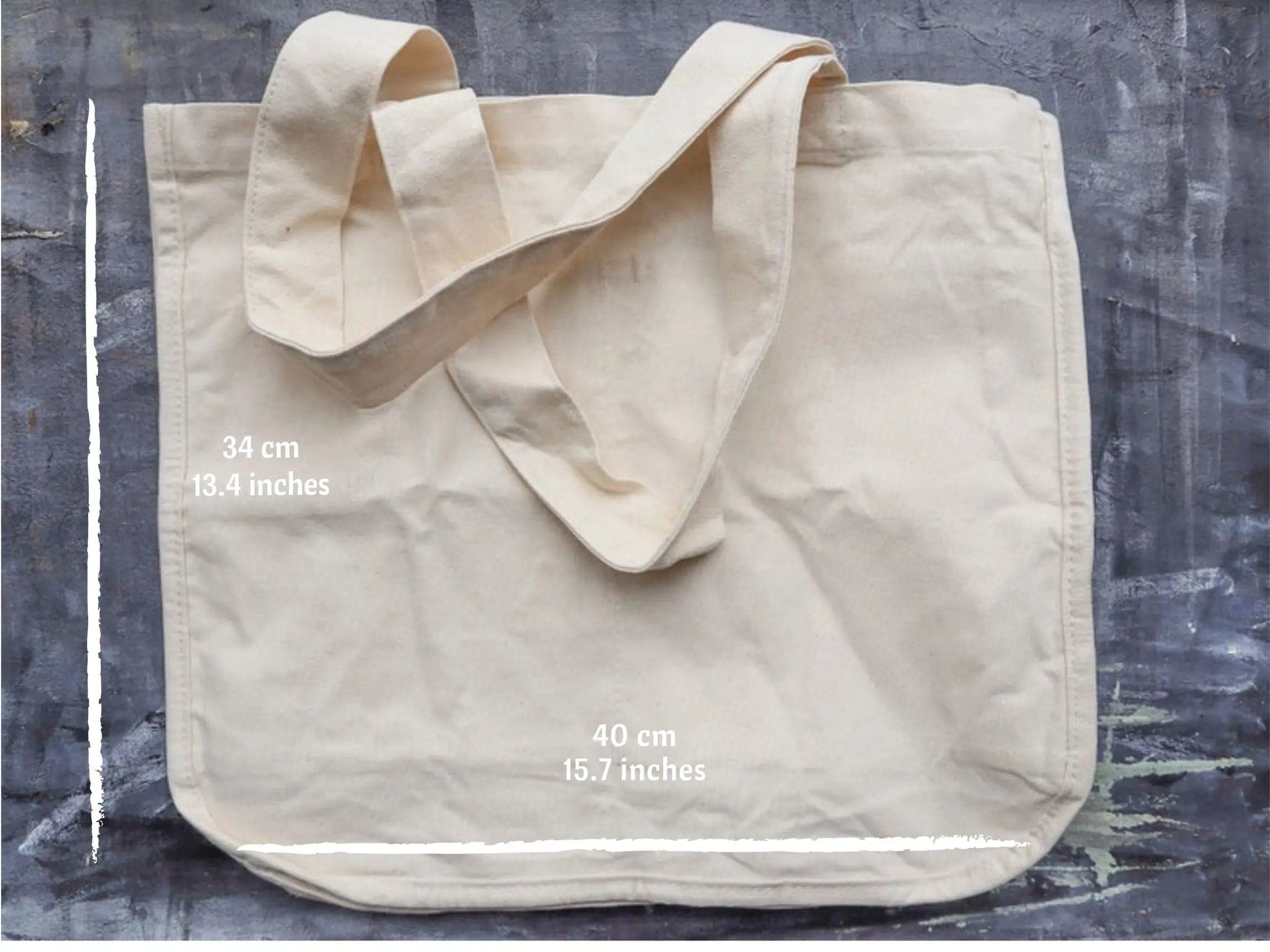 measurement of canvas shoulder bag
