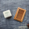 Experience the best soap dish with our natural bamboo dual-layer soap holder, complete with a solid dish soap bar. The smoothed bamboo surface provides a sleek and stylish addition to any bathroom.