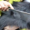 Regular combing with this tool keeps a pet's coat smoothly groomed and minimizes mats and matting between professional grooming visits.