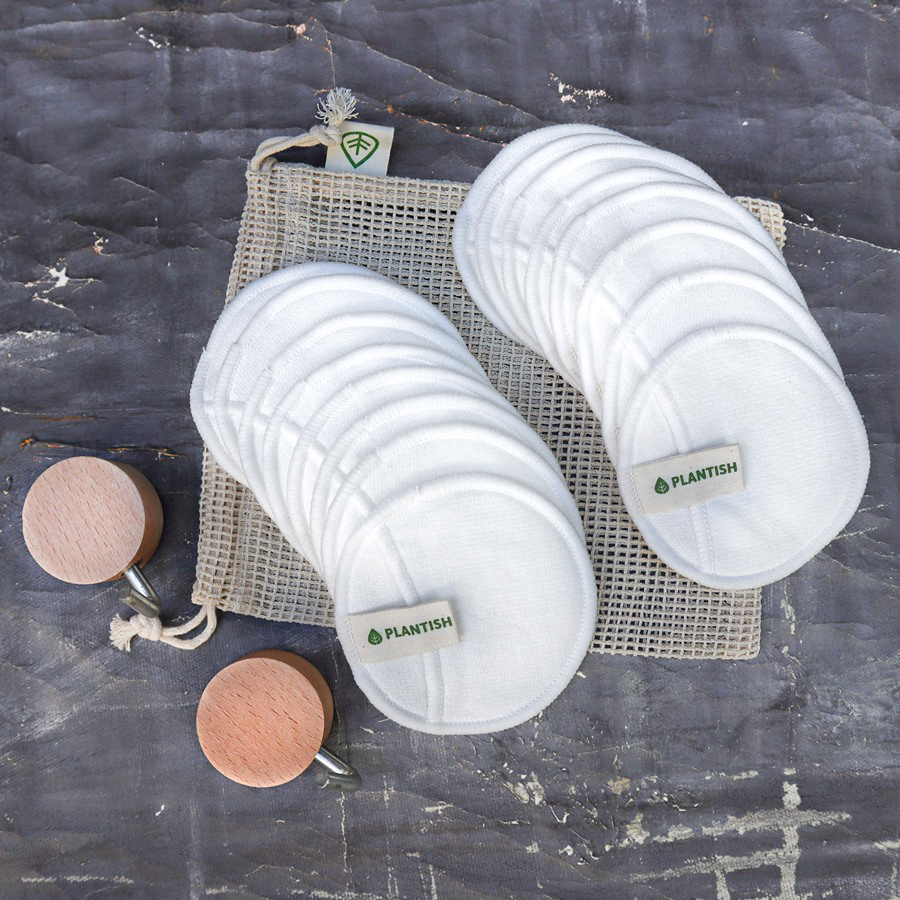 100% Cotton Facial Rounds Set – Plantish