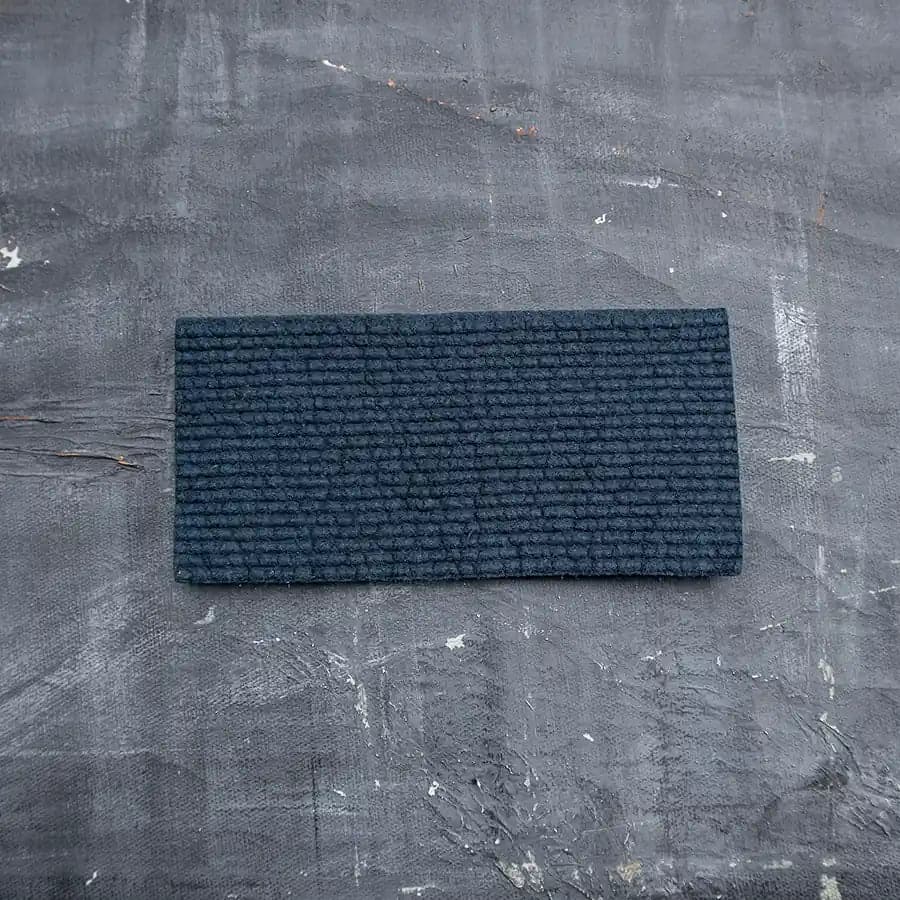 Black Swedish sponge cloth for kitchen cleaning.