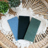 Reusable dishcloth set for eco friendly kitchen cleaning.