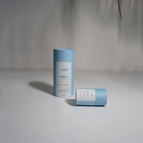Unscented zero waste deodorant sticks. Plastic free and eco friendly.
