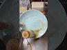 Video using sisal dish brush to clean dirty plate. Plastic free dish brush for kitchen cleaning.