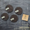 4 bamboo charcoal, reusable cotton rounds. Eco friendly makeup remover.