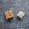 Eco friendly stain remover bar with zero waste packaging.