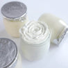 Eco friendly whipped hand cream in jar.