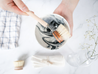 Plantish Future Home & Kitchen Zero Waste Cleaning Set - Sisal Brush scrubbing bowl